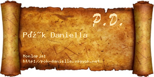 Pók Daniella névjegykártya